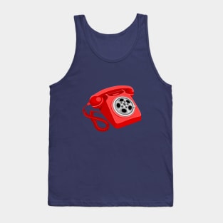 Teledial alloy wheel phone Tank Top